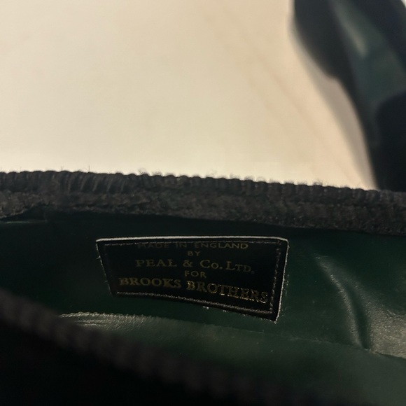 Brooks Brothers Peal & Co Made 10 D Black Velvet Smoking Slipper Loafer Crown - Picture 6 of 14